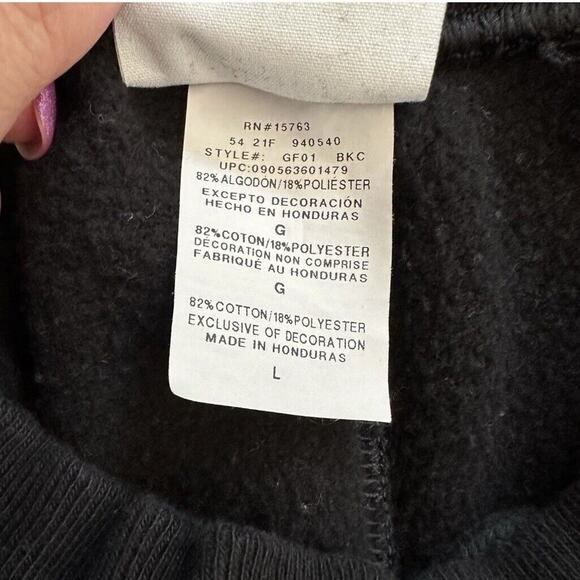 Champion Reverse Weave Black Big C Logo Joggers Large - Picture 11 of 11